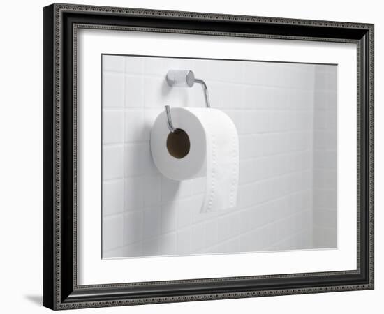 Toilet Paper Holder And Roll-Tek Image-Framed Photographic Print