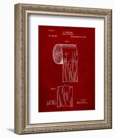 Toilet Paper Patent-Cole Borders-Framed Art Print