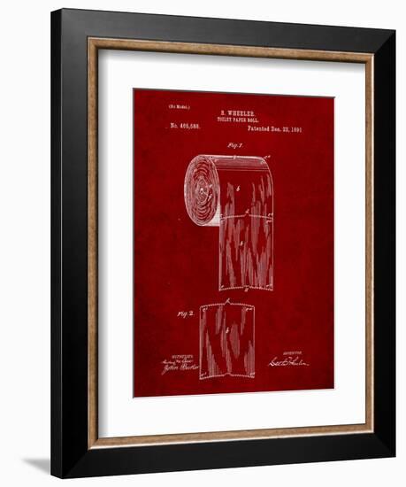 Toilet Paper Patent-Cole Borders-Framed Art Print