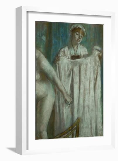 Toilette after the Bath, 1888-1889-Edgar Degas-Framed Giclee Print