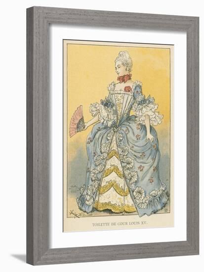 Toilette de Cour Louis XV-Albert Robida-Framed Giclee Print