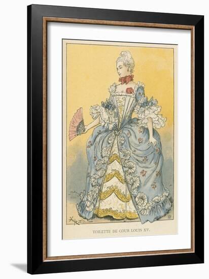 Toilette de Cour Louis XV-Albert Robida-Framed Giclee Print