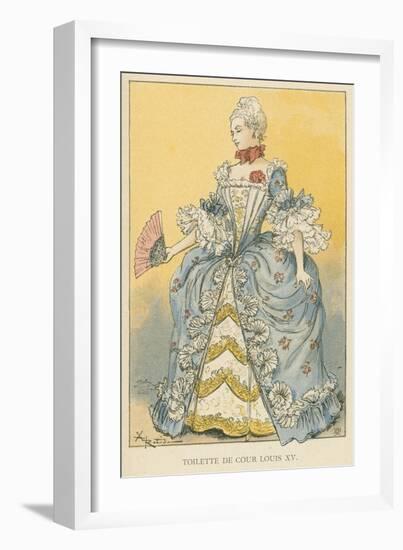 Toilette de Cour Louis XV-Albert Robida-Framed Giclee Print