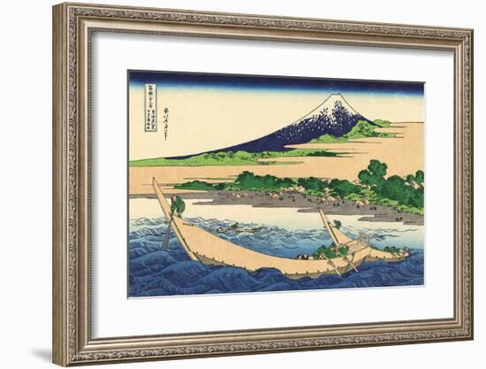 Tokaido Ejiri Tago-no-ura Ryakuzu-Katsushika Hokusai-Framed Premium Giclee Print