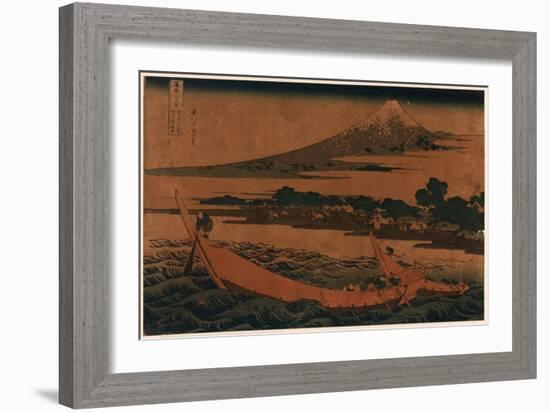 Tokaido Ejiri Tago No Ura Ryakuzu-Katsushika Hokusai-Framed Giclee Print