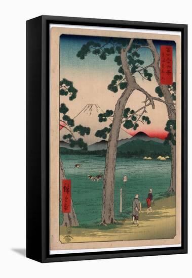 Tokaido Hidarifuji-Utagawa Hiroshige-Framed Premier Image Canvas