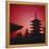Tokyo, AsakUSA, Asakusa Kannon Temple and Pagoda-Dave Bartruff-Framed Premier Image Canvas