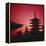 Tokyo, AsakUSA, Asakusa Kannon Temple and Pagoda-Dave Bartruff-Framed Premier Image Canvas