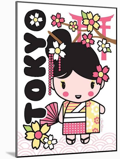 Tokyo Cutie-Joan Coleman-Mounted Art Print