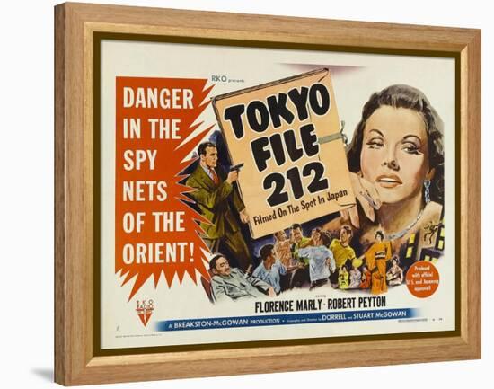 Tokyo File 212, UK Movie Poster, 1951-null-Framed Stretched Canvas