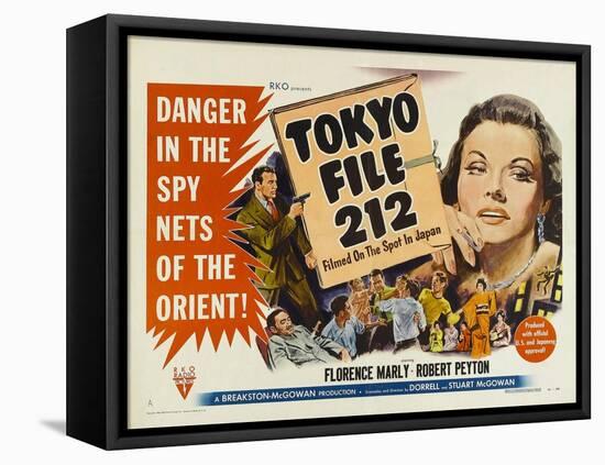 Tokyo File 212, UK Movie Poster, 1951-null-Framed Stretched Canvas