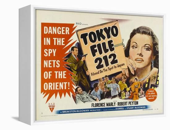 Tokyo File 212, UK Movie Poster, 1951-null-Framed Stretched Canvas