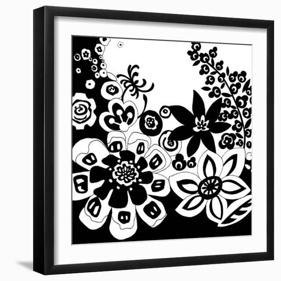 Tokyo Garden VII-Chariklia Zarris-Framed Art Print