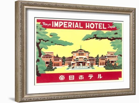 Tokyo Imperial Hotel-null-Framed Art Print