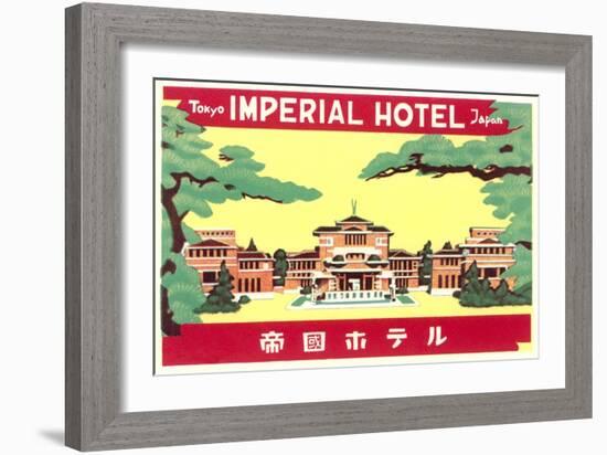 Tokyo Imperial Hotel-null-Framed Art Print