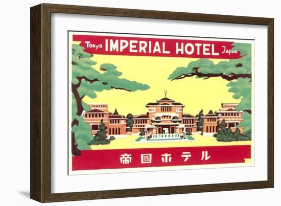 Tokyo Imperial Hotel-null-Framed Art Print