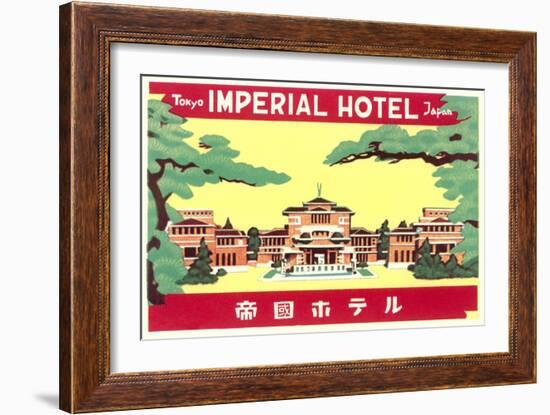 Tokyo Imperial Hotel-null-Framed Art Print