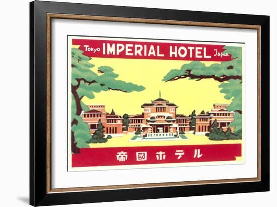 Tokyo Imperial Hotel-null-Framed Art Print
