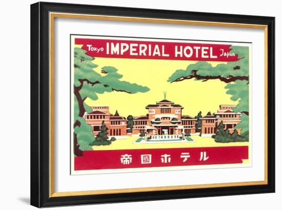 Tokyo Imperial Hotel-null-Framed Art Print