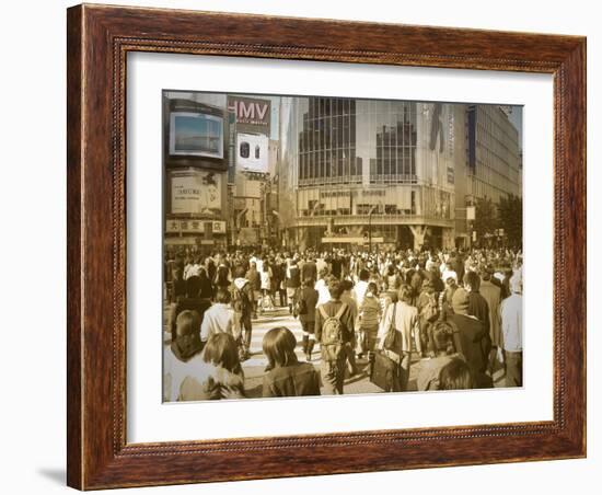 Tokyo Intersection-NaxArt-Framed Art Print