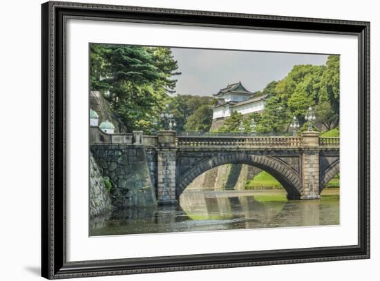 Tokyo, Japan. Traditional Imperial Gardens in Downtown-Bill Bachmann-Framed Photographic Print