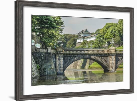 Tokyo, Japan. Traditional Imperial Gardens in Downtown-Bill Bachmann-Framed Photographic Print