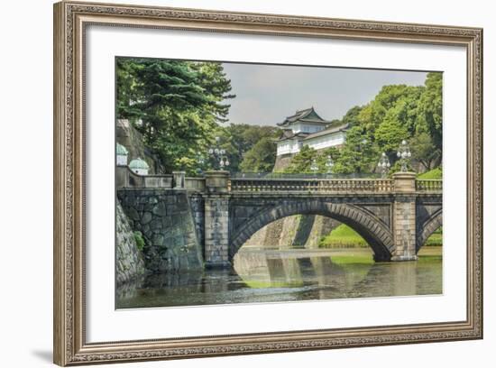 Tokyo, Japan. Traditional Imperial Gardens in Downtown-Bill Bachmann-Framed Photographic Print