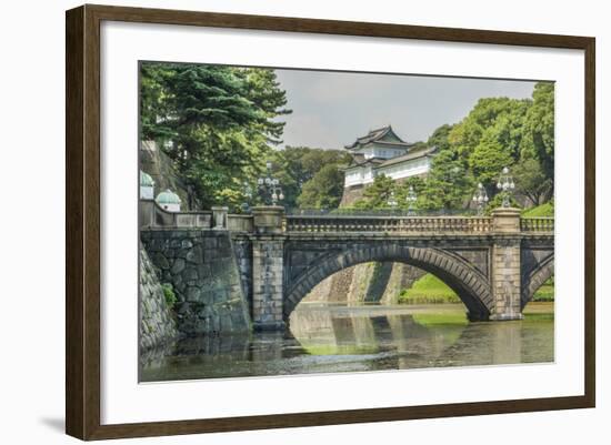 Tokyo, Japan. Traditional Imperial Gardens in Downtown-Bill Bachmann-Framed Photographic Print