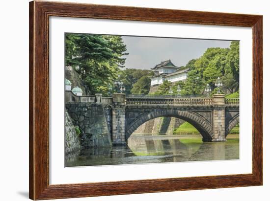 Tokyo, Japan. Traditional Imperial Gardens in Downtown-Bill Bachmann-Framed Photographic Print