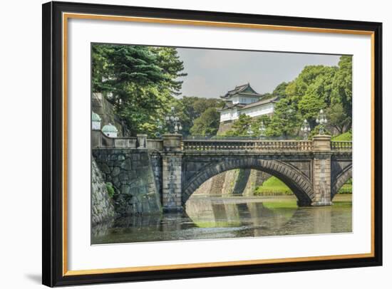 Tokyo, Japan. Traditional Imperial Gardens in Downtown-Bill Bachmann-Framed Photographic Print