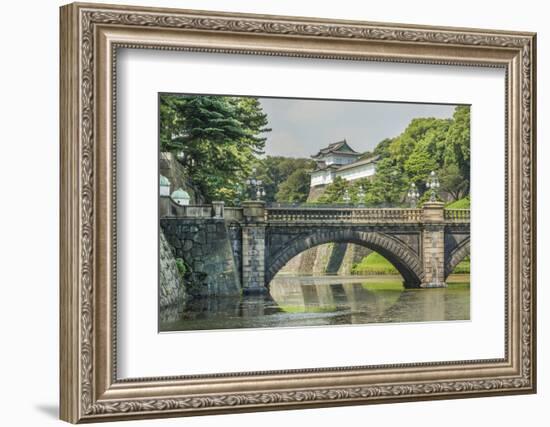 Tokyo, Japan. Traditional Imperial Gardens in Downtown-Bill Bachmann-Framed Photographic Print