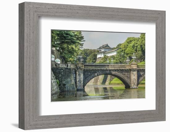 Tokyo, Japan. Traditional Imperial Gardens in Downtown-Bill Bachmann-Framed Photographic Print