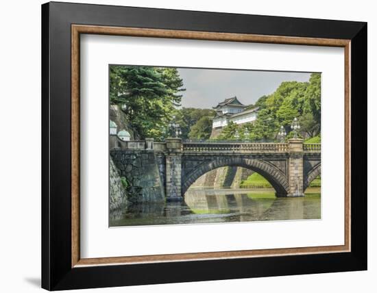 Tokyo, Japan. Traditional Imperial Gardens in Downtown-Bill Bachmann-Framed Photographic Print