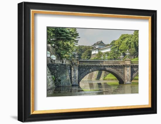 Tokyo, Japan. Traditional Imperial Gardens in Downtown-Bill Bachmann-Framed Photographic Print