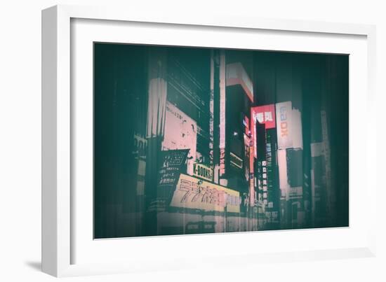 Tokyo Lights-NaxArt-Framed Art Print
