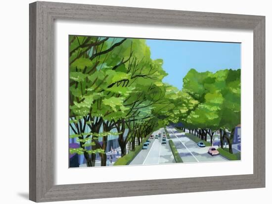 Tokyo,Omotesando, Harajuku-Hiroyuki Izutsu-Framed Giclee Print