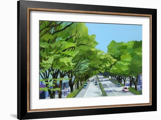 Tokyo,Omotesando, Harajuku-Hiroyuki Izutsu-Framed Giclee Print