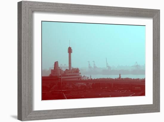 Tokyo Port-NaxArt-Framed Art Print