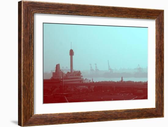 Tokyo Port-NaxArt-Framed Art Print