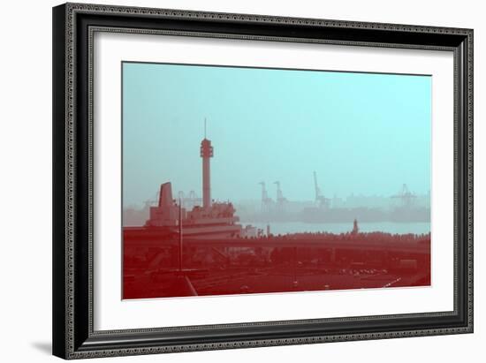 Tokyo Port-NaxArt-Framed Art Print