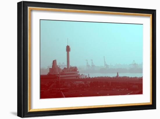 Tokyo Port-NaxArt-Framed Art Print