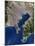 Tokyo, Satellite Image-PLANETOBSERVER-Mounted Photographic Print