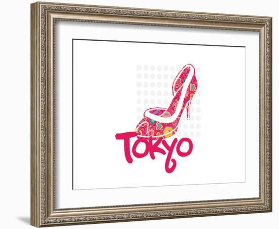 Tokyo Shoe-Elle Stewart-Framed Art Print