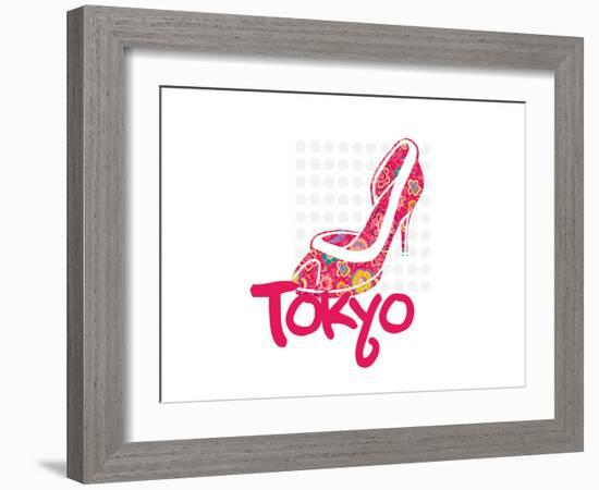 Tokyo Shoe-Elle Stewart-Framed Art Print