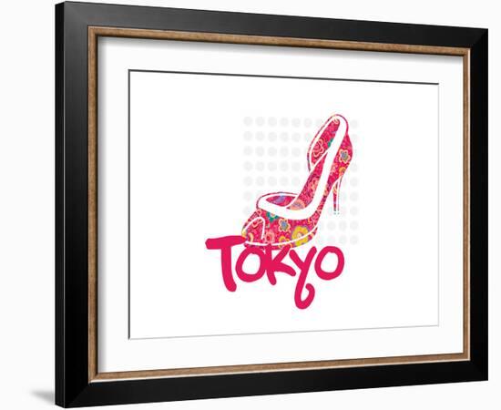 Tokyo Shoe-Elle Stewart-Framed Art Print