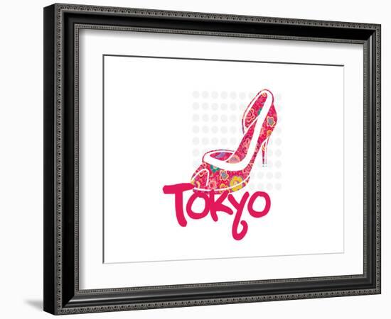 Tokyo Shoe-Elle Stewart-Framed Art Print