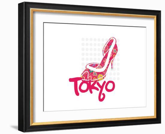 Tokyo Shoe-Elle Stewart-Framed Art Print