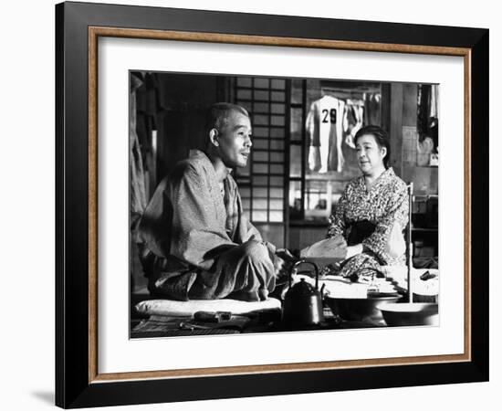 Tokyo Story, (AKA Tokyo Monogatari), Chishu Ryu, Chieko Higashiyama, 1953-null-Framed Photo