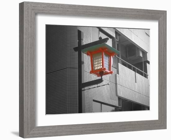 Tokyo Street Light-NaxArt-Framed Art Print