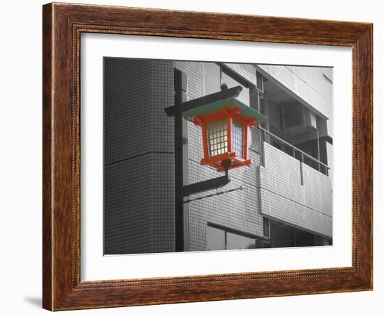 Tokyo Street Light-NaxArt-Framed Art Print